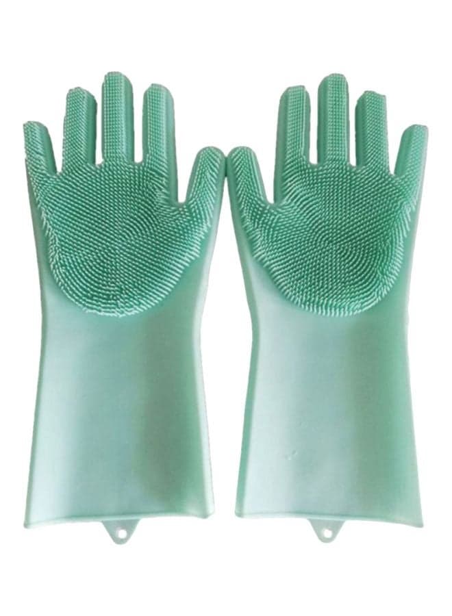 Magic Dishwashing Gloves Green 33 x 12cm