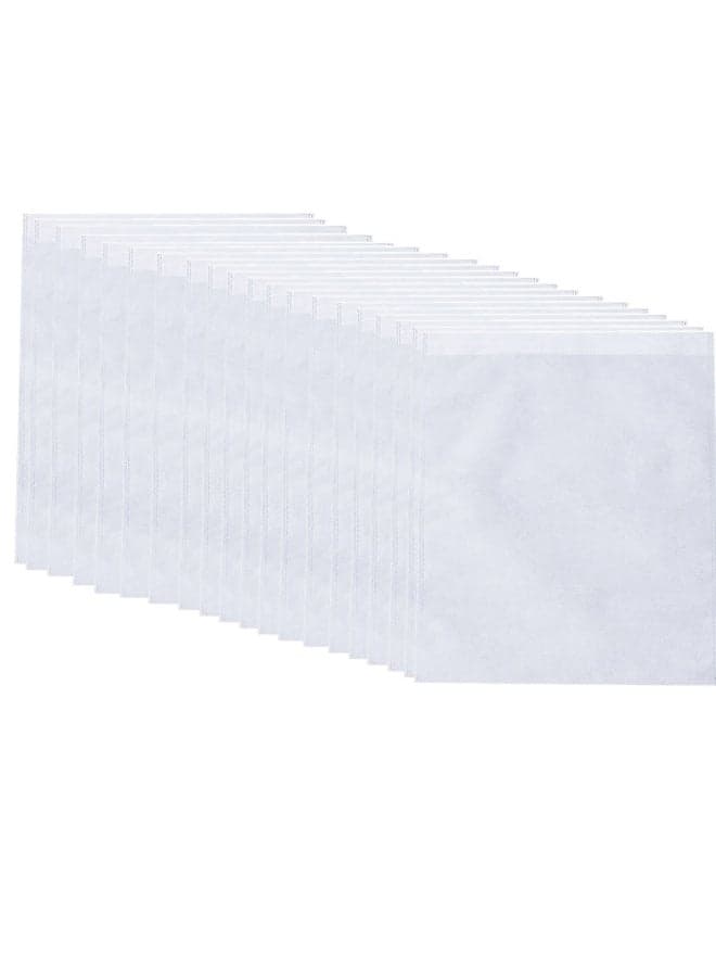 30-Piece Drawstring Storage Shoes Bag White 35x45cm