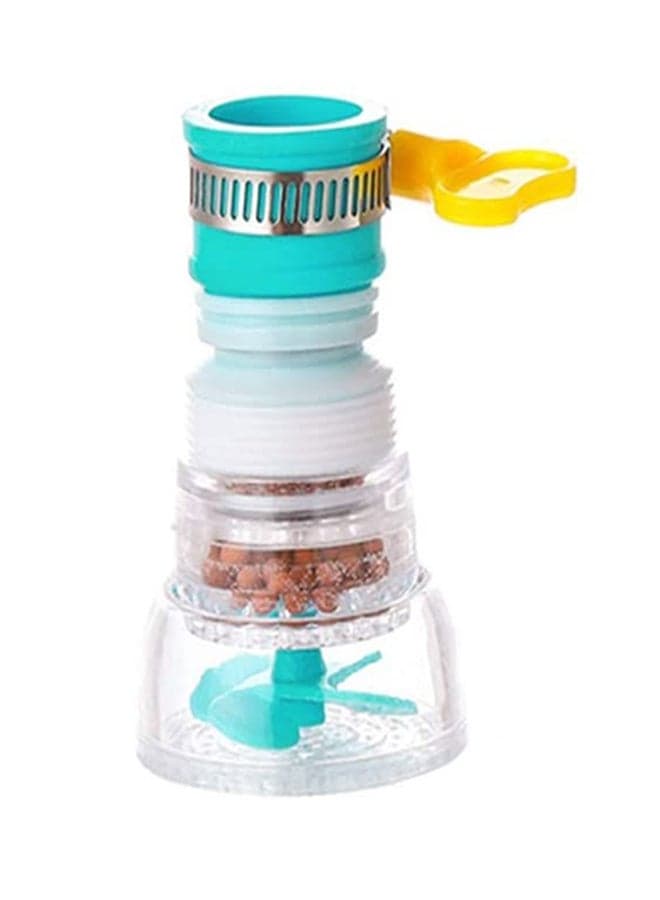 360-Degree Retractable Water Saving Nozzle Filter Tap Multicolour 12x3cm