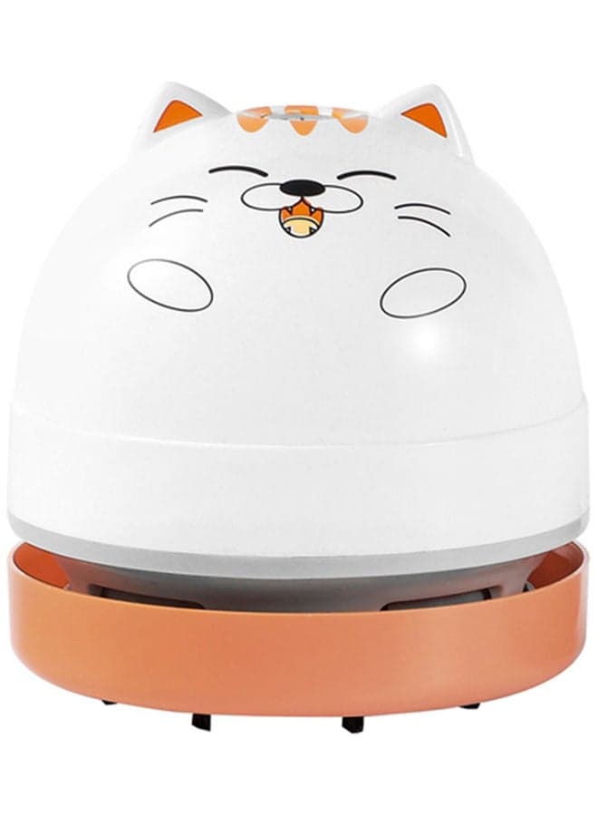Handheld Desk Cleaning Tool White/Orange