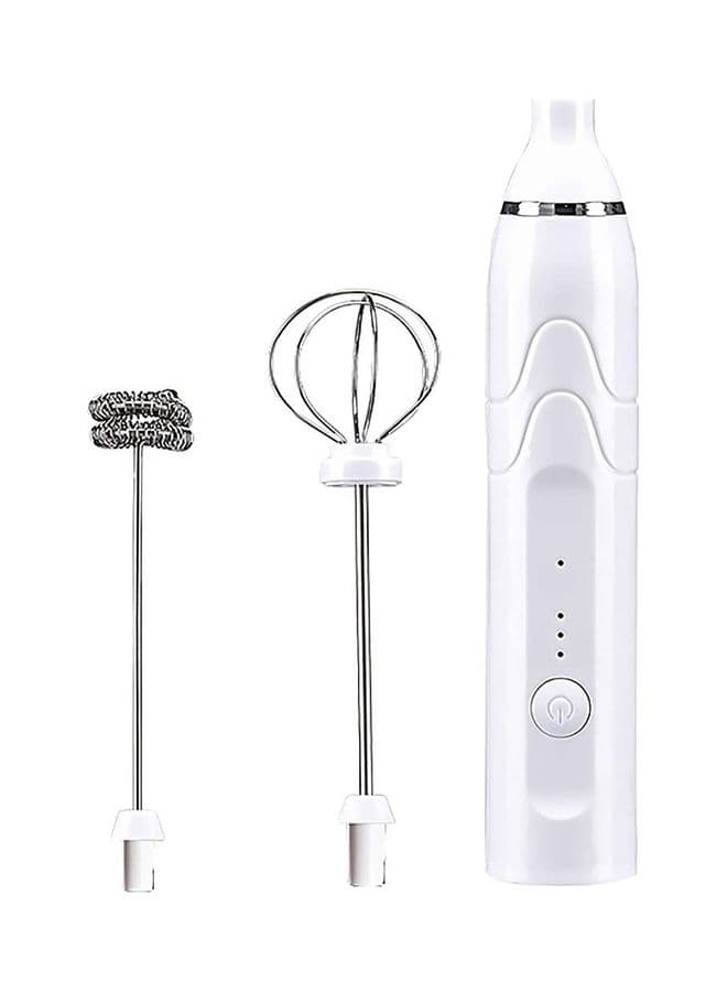 3-Piece Electric Milk Frother And Whisk Set 1 W W30 Multicolour
