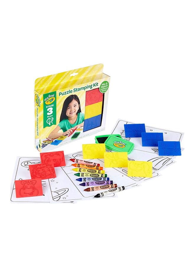 My First Puzzle Stampers, Stage 3 -Assorted, Multicolour, CY81-1466 Multicolour
