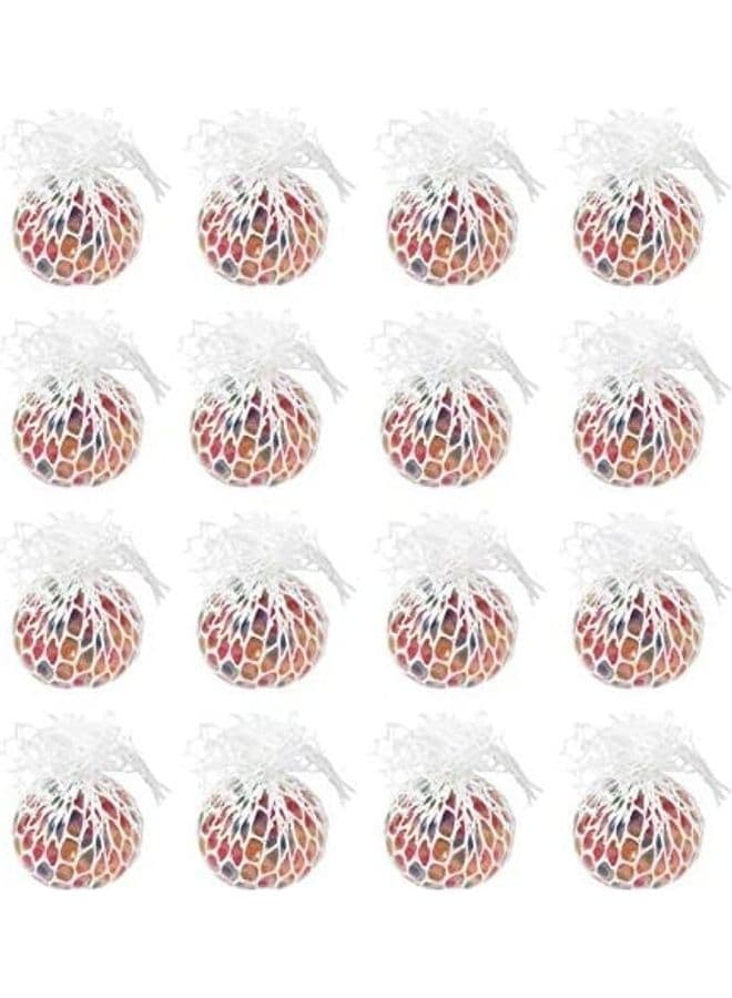 Set Of 12 Squishy Mesh Balls