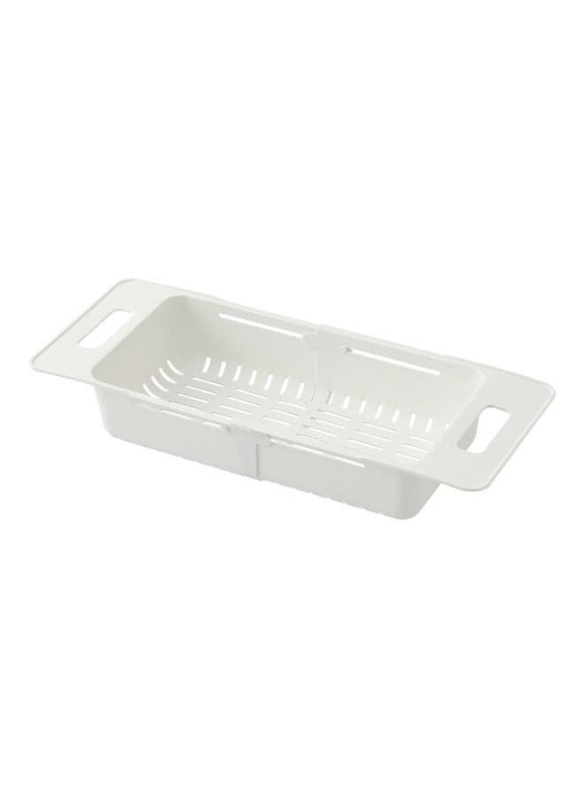 Collapsible Colander Over Sink White