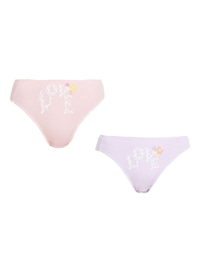 2-Piece Mini Menstrual Leakproof Brief Multicolour