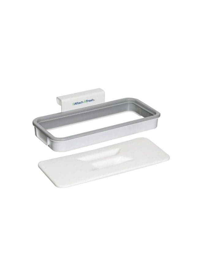 Garbage Bag Holder White-Grey 33x19cm