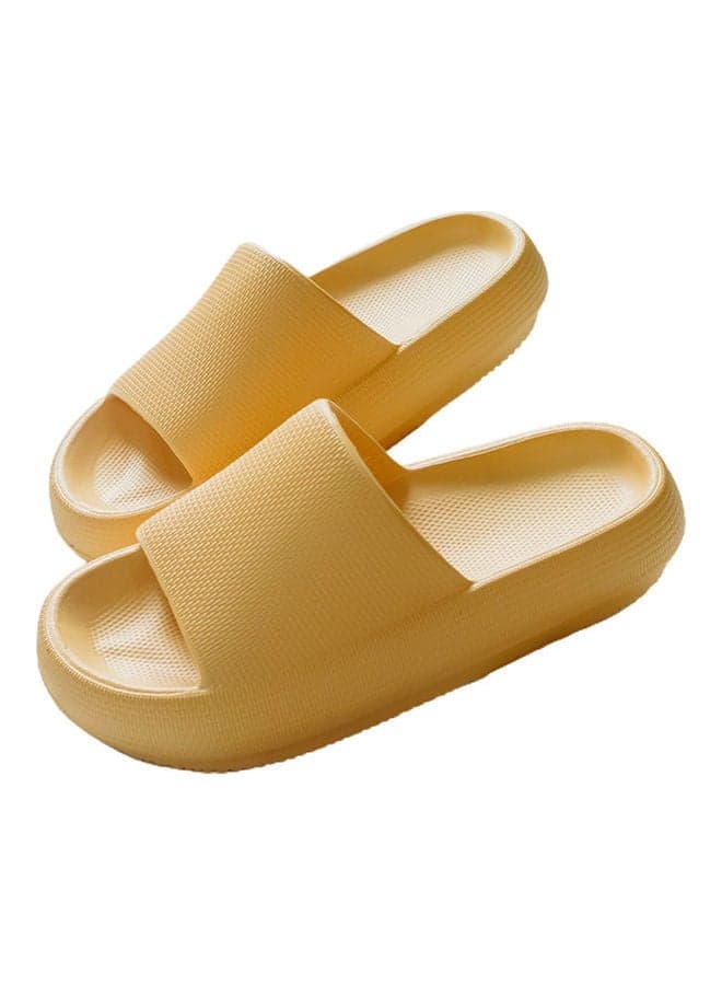 Summer Bathroom Slippers Yellow