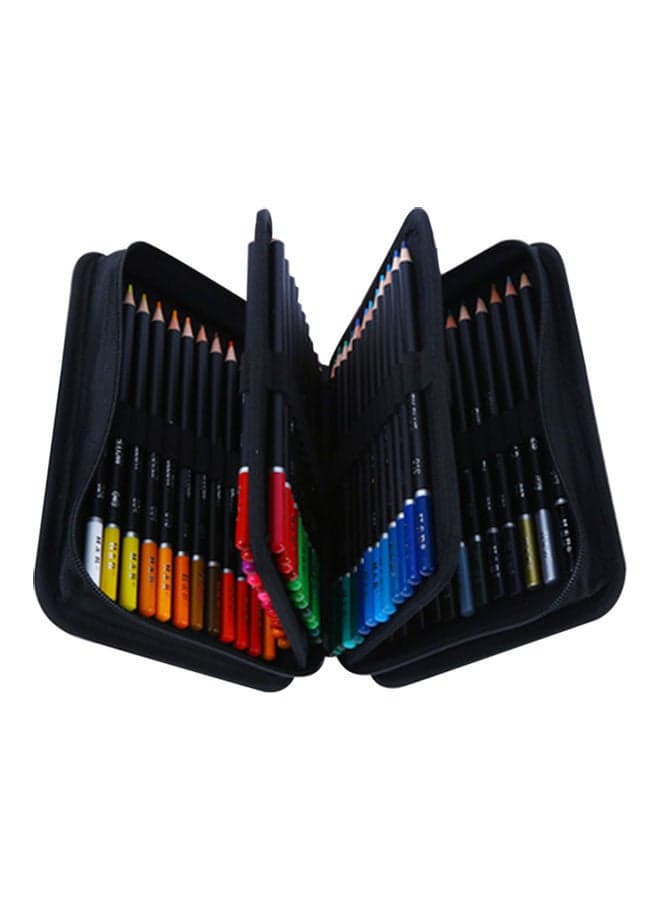 72-Piece Oil Painting Pencil Stick Art Set Multicolour