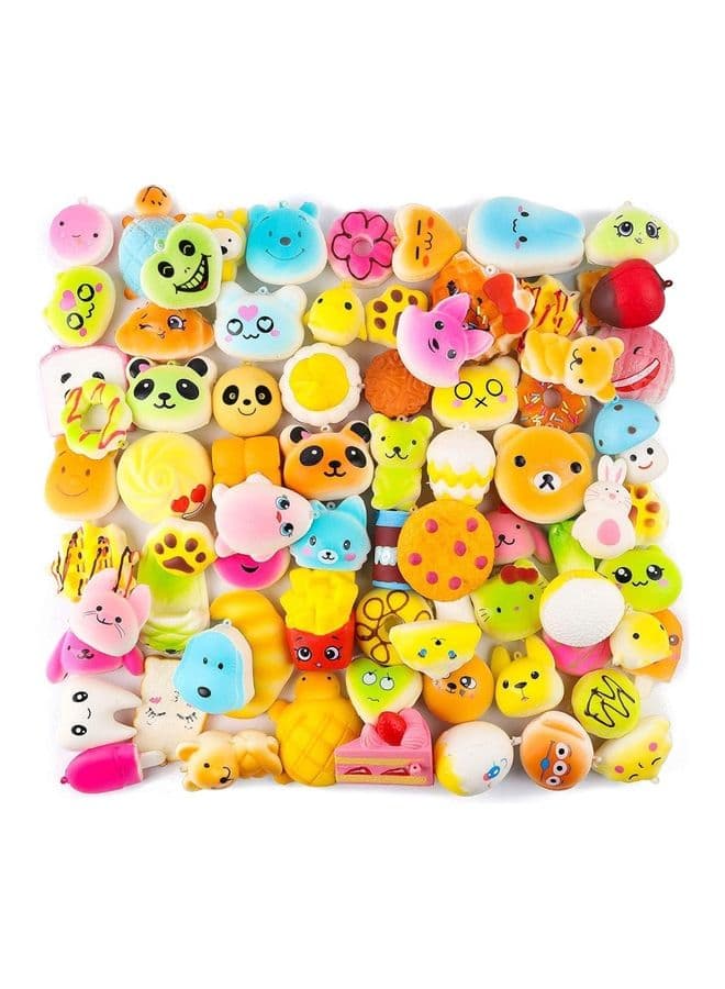 50-Piece Colourful Mini Squeeze Toys