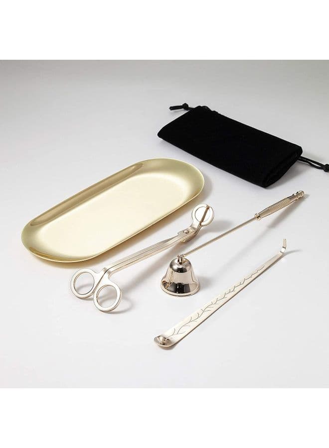 5 in 1 Candle Snuffer Accessory Set Multicolour