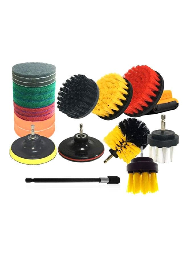 20-Piece Drill Brush Attachments Set