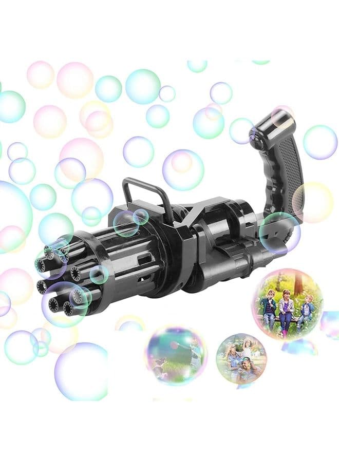 8-Hole Electric Bubble Maker Machine Gun Toy