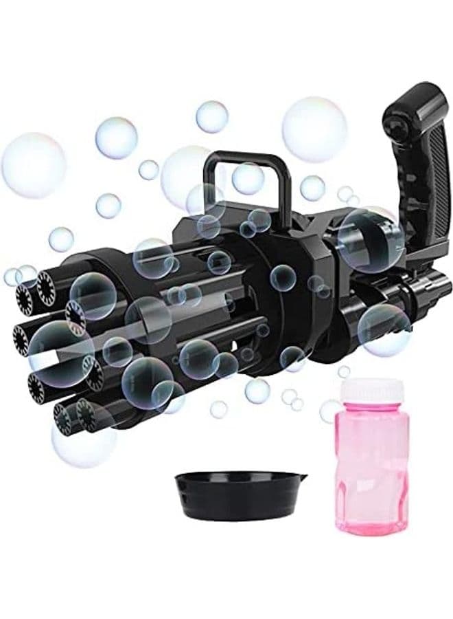 8-Hole Electric Bubble Maker Machine Gun Toy