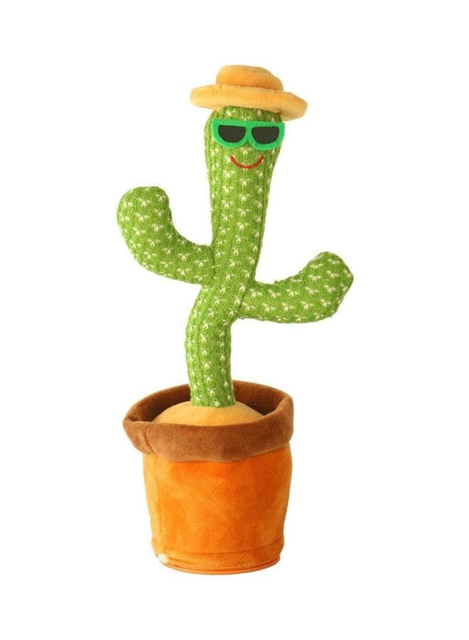 Electric Dancing Cactus Plant Stuffed Toy With Music