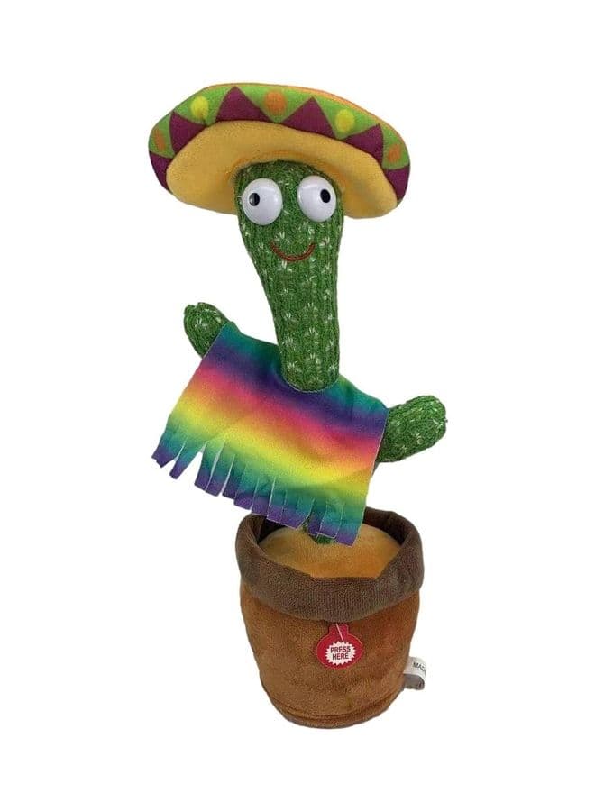 Electric Dancing Cactus Plant Stuffed Toy With Music
