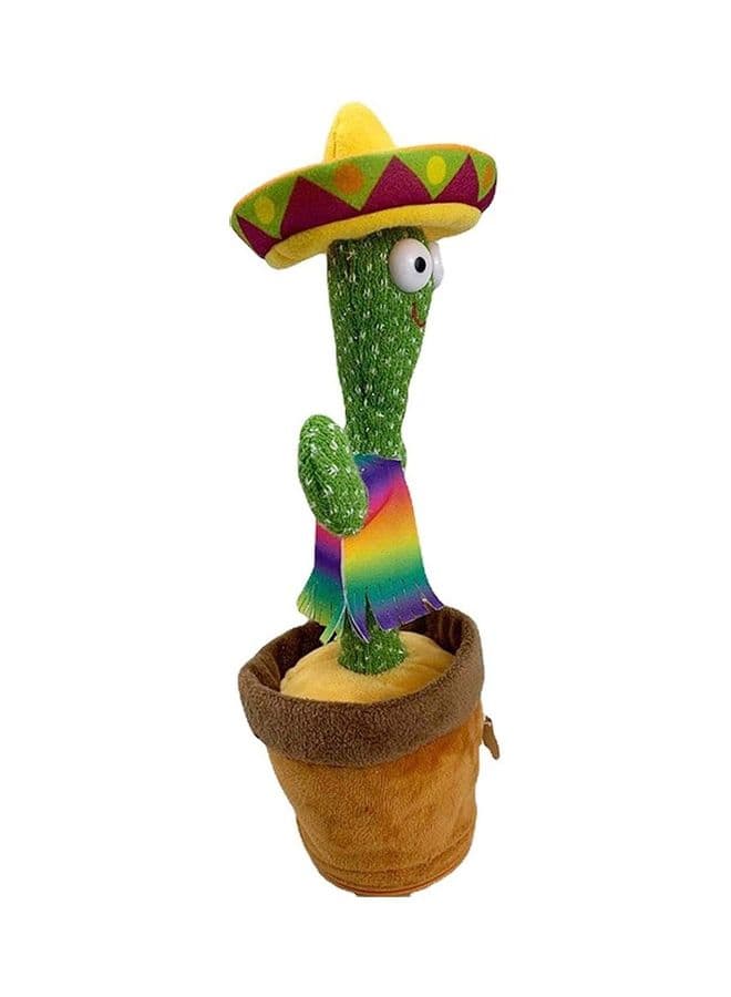 Electric Dancing Cactus Plant Stuffed Toy With Music