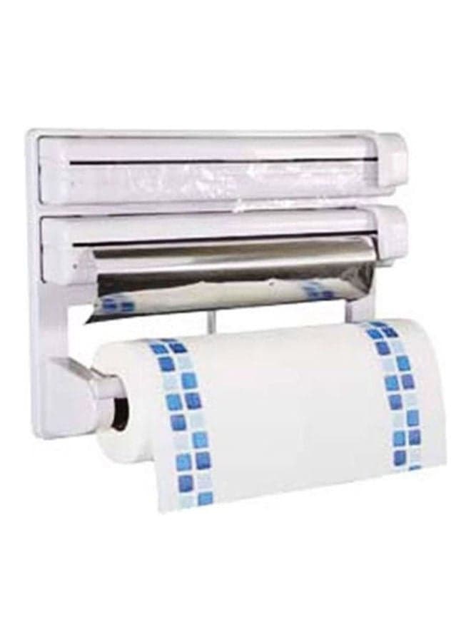 Triple Paper Dispenser White 38.8X7.4X7.8cm