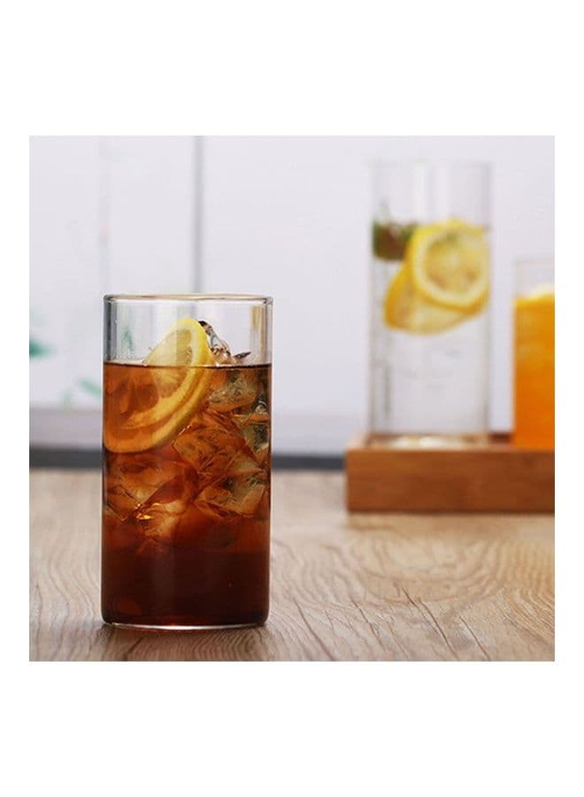 Cylindrical Glass Cup Clear