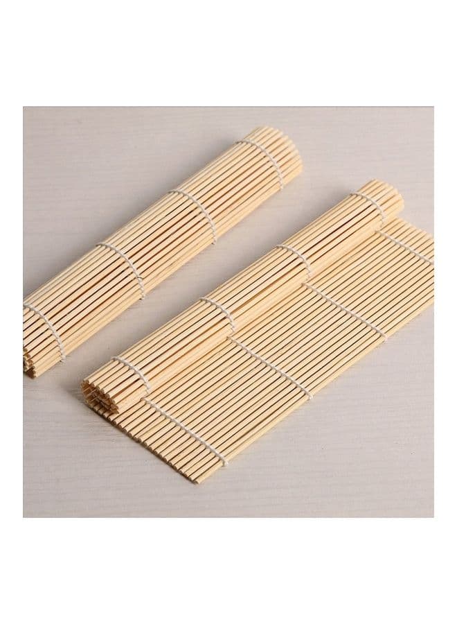 Bamboo Sushi Rolling Mat Beige