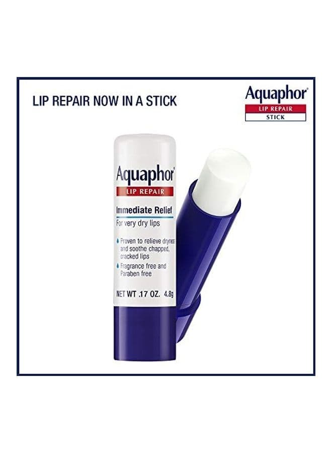 2-Piece Dry Lip Repair Stick White 4.8grams