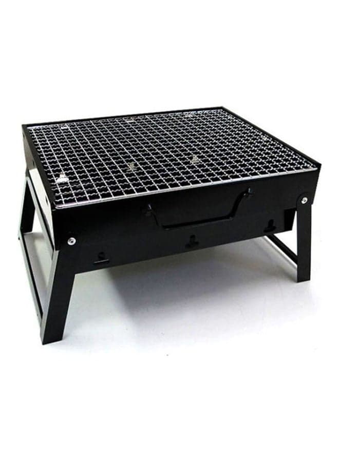 Portable Foldable Charcoal Barbeque Grill Black