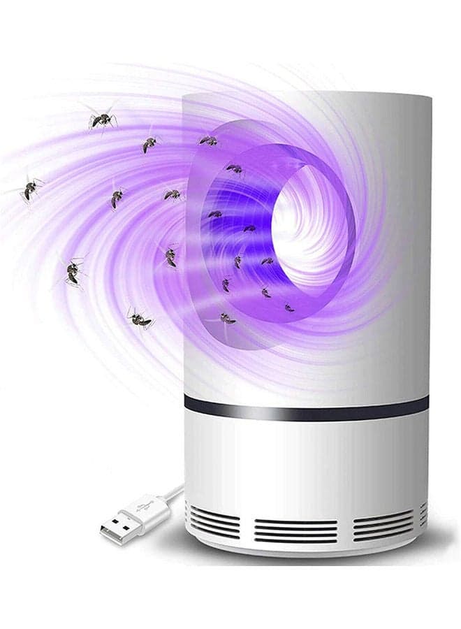 Electric Light Powered Fly Bug Zapper White