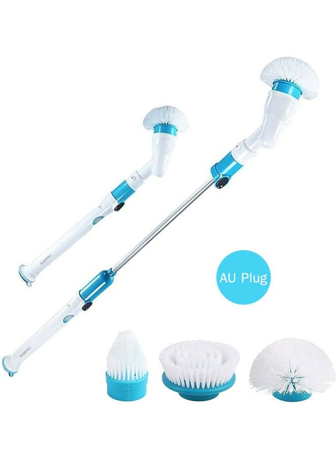 Multi-Functional Electric Spin Cleaning Brush White/Blue
