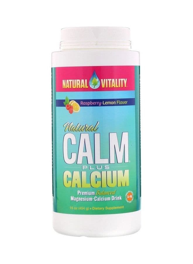Calm Plus Calcium, Raspberry-Lemon Flavor Drink Mix