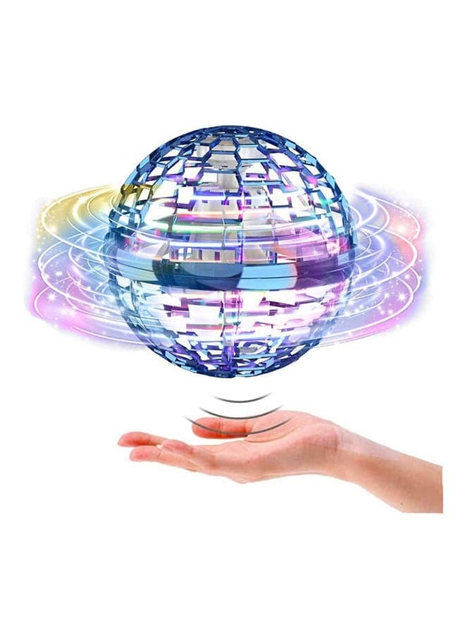 Flying Ball Toys 2021 Upgraded Version Rechargeable Hand Controlled 360°Rotating Built-In Led Mini Drone Flying Boomerang Balls Multicolour