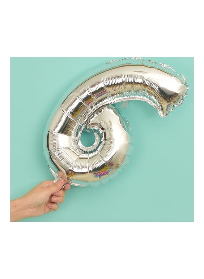 5-Piece Aluminium Foil Number Party Balloon