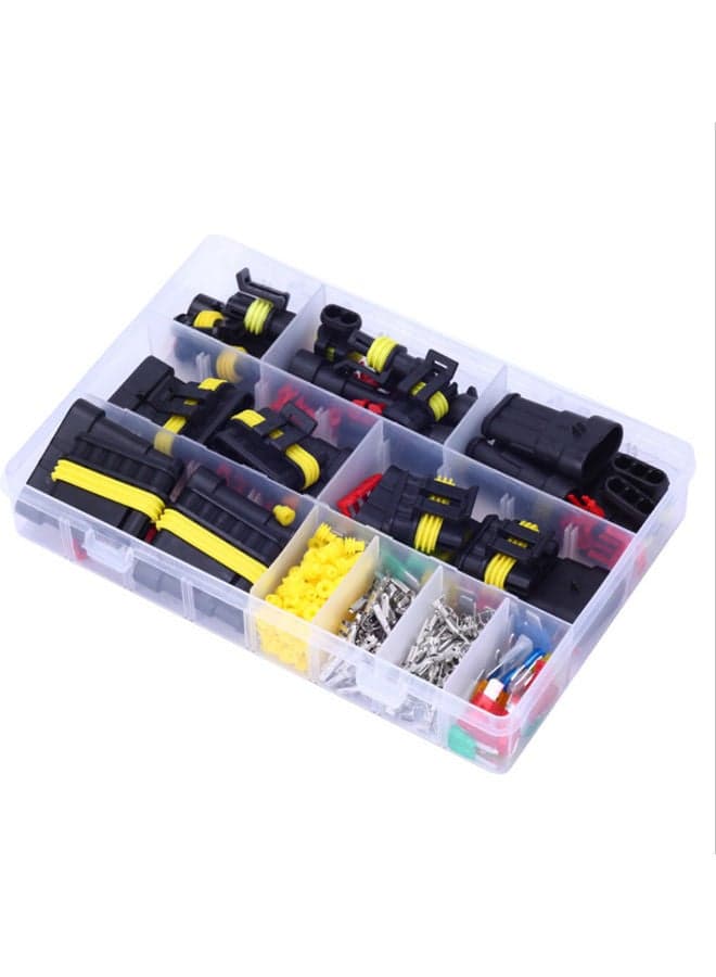 240-Piece Waterproof 1-6 Pin Electrical Wire Connector Set