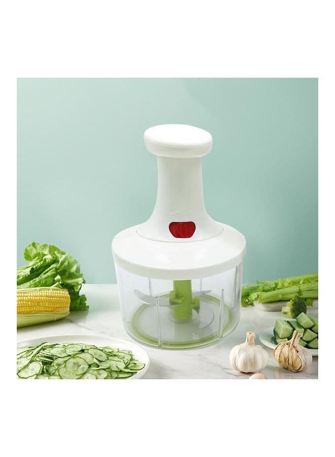 Multifunctional Hand Pressure Vegetable Cutter White