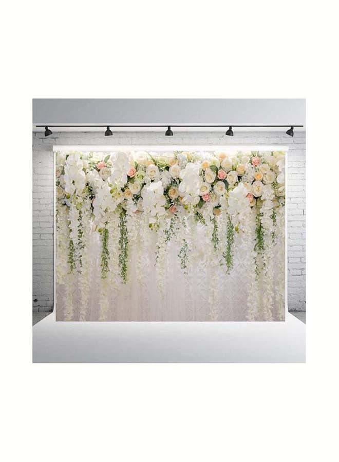 Mi Vaza Flower Wall Wedding Photography Background Cloth 0.85 X 1.25Meter multicolour
