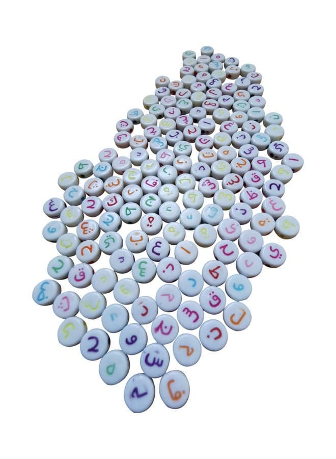 1000-Piece Beautiful Arabic Letter Beads