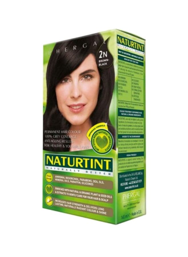 Permanent Hair Color 2N Brown-Black 165ml