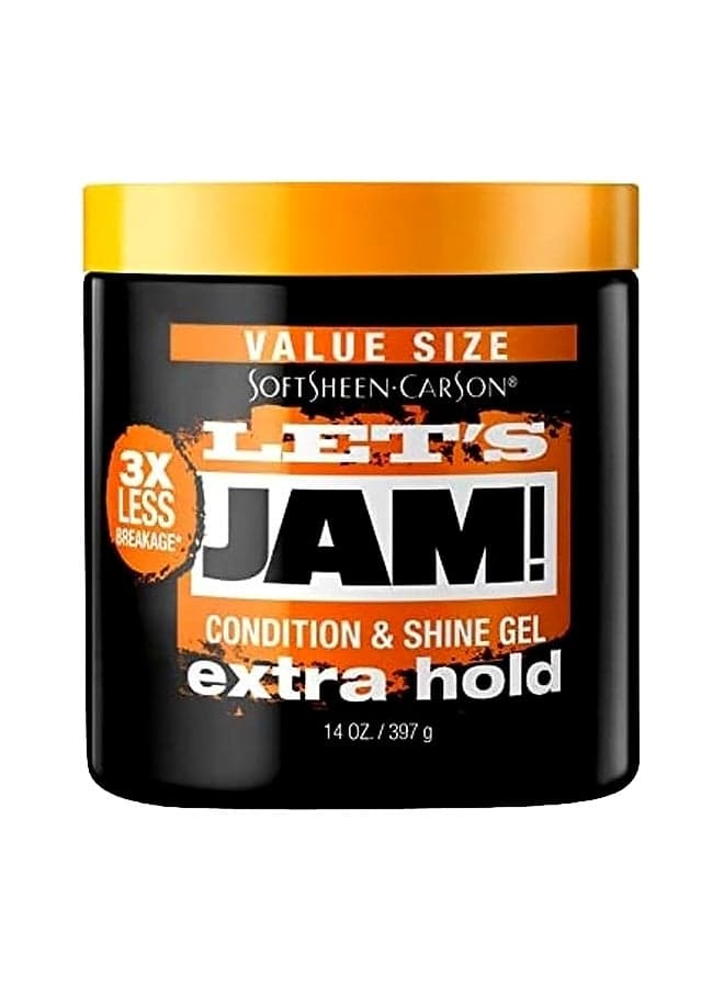 Let's Jam Extra Hold Condition & Shine Gel 397grams