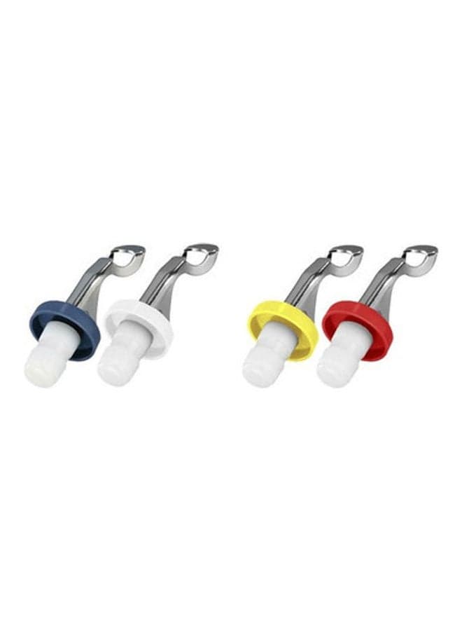 2-Piece Presto Bottle Stopper Opener Multicolour 15.5x8.5x3.2cm