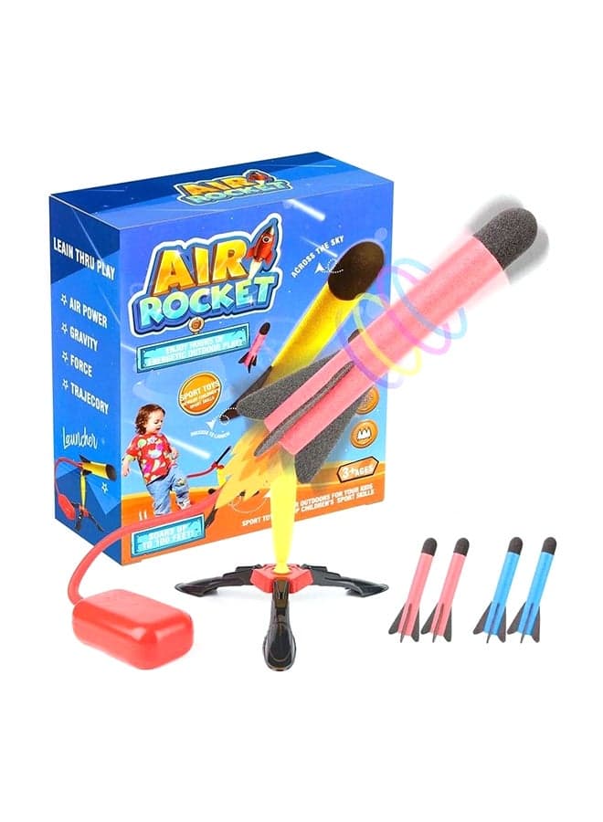 Air Rocket Launcher Outdoor Toy for Kids 29x11x29cm