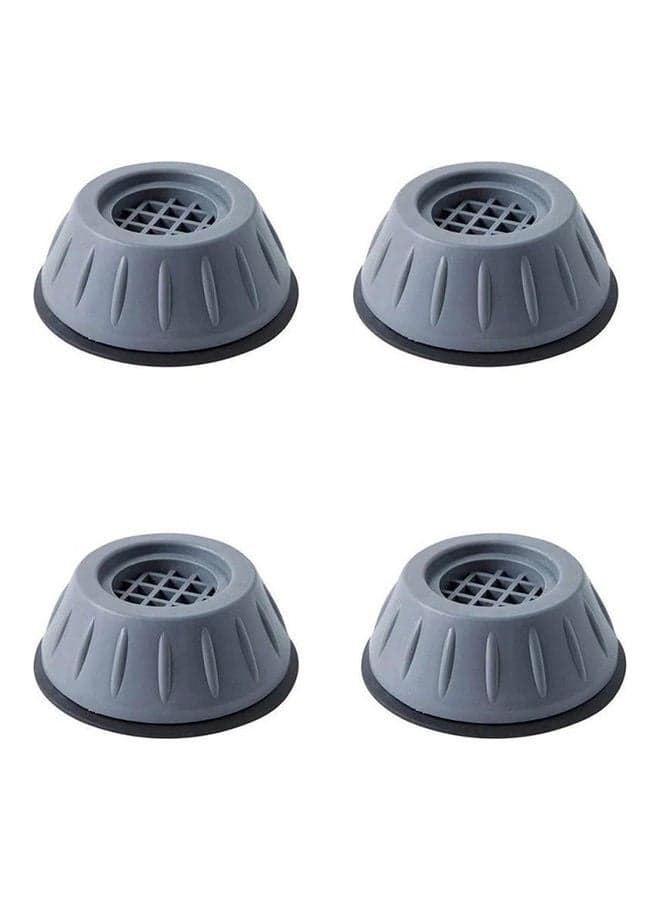 4-in-1 Anti-Vibration Noise Cancelling Feet Pads Grey/Black 40x100mm