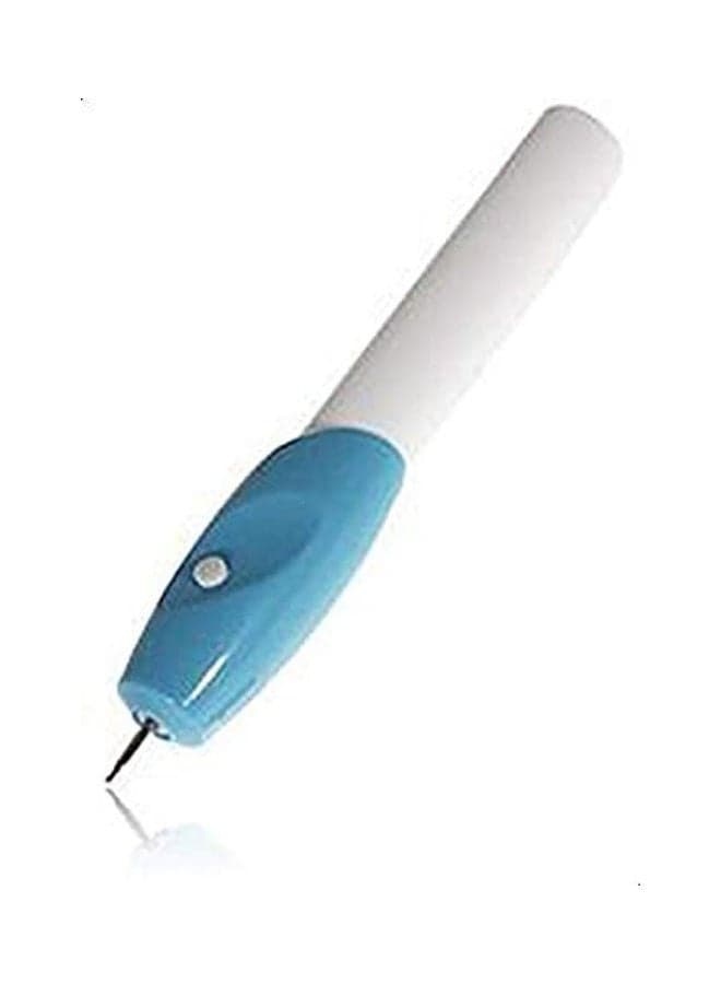 Cordless Engraving Pen For Metal, Wood And Glass Blue
