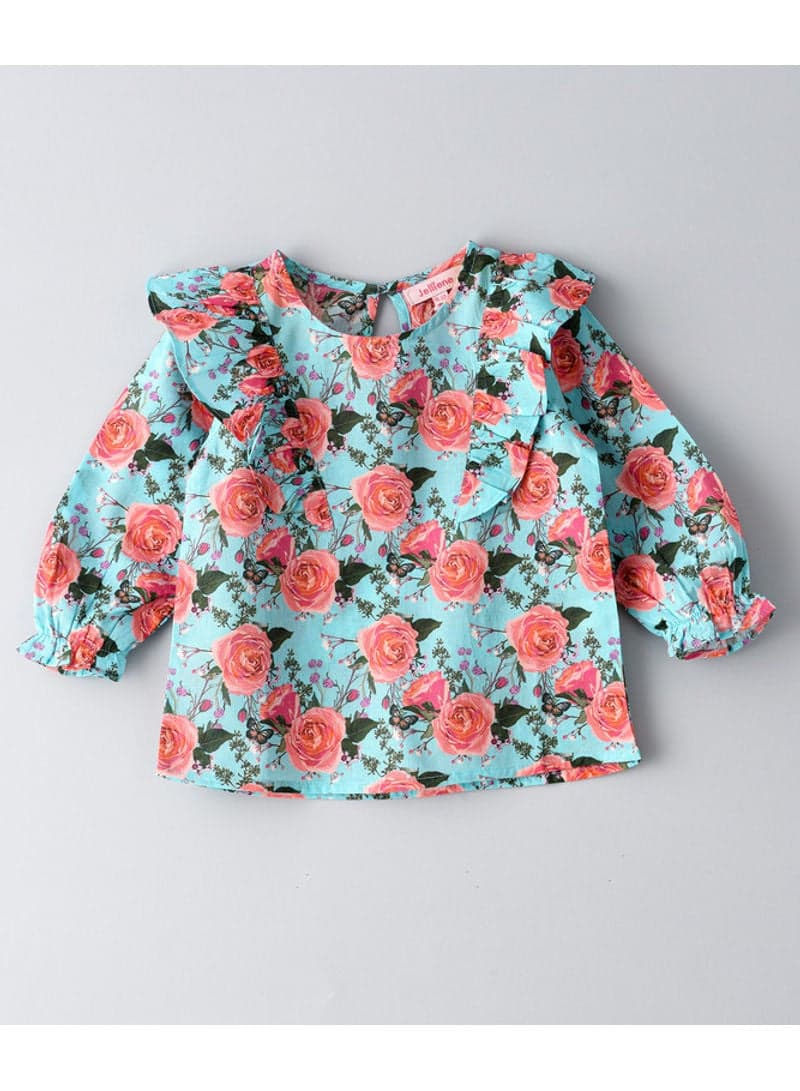 Woven All Over Printed Top Multicolour