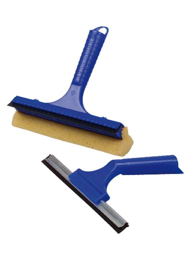 2-Piece Window Wiper Blue 22x26x10cm