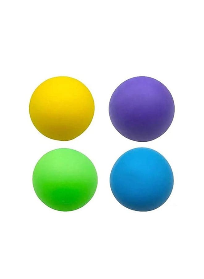 4-Piece Stress And Anxiety Reducer Multipurpose Squeeze Balls, Multicolour