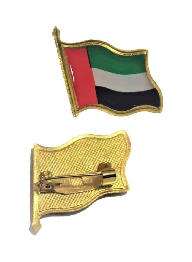 12-Piece Flag Shape Pins Pack For UAE National Day