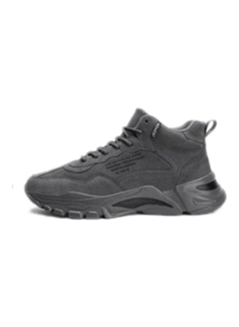 Autumn Korean Fashion High Top Light Sport Shoes Grey