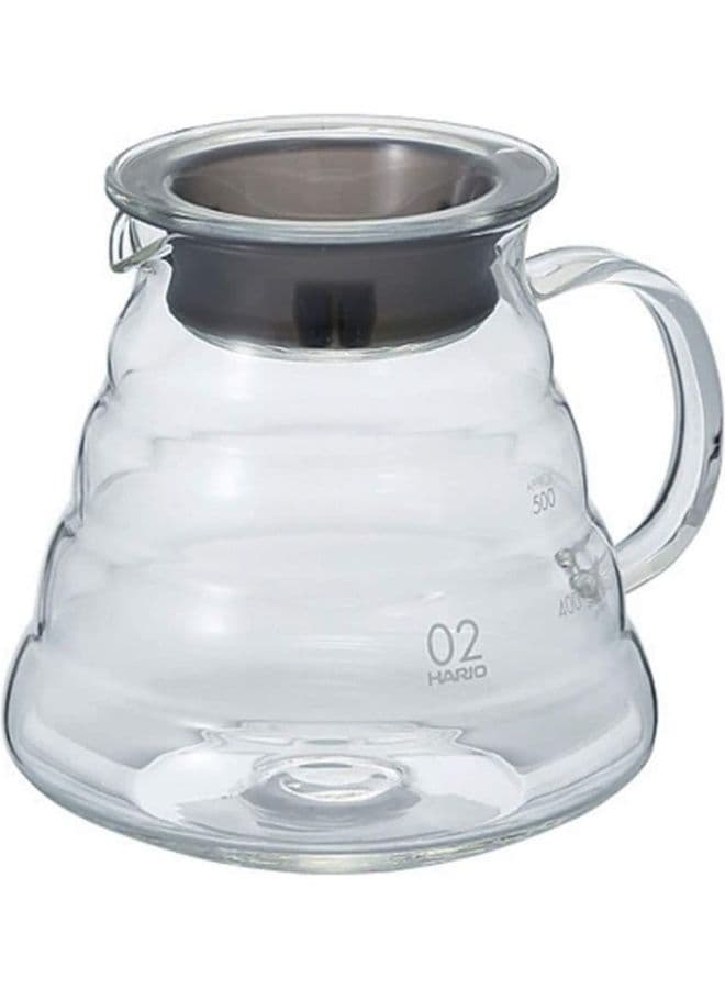 V60 Pour Over Coffee Server Size 02 Transparent 600ml