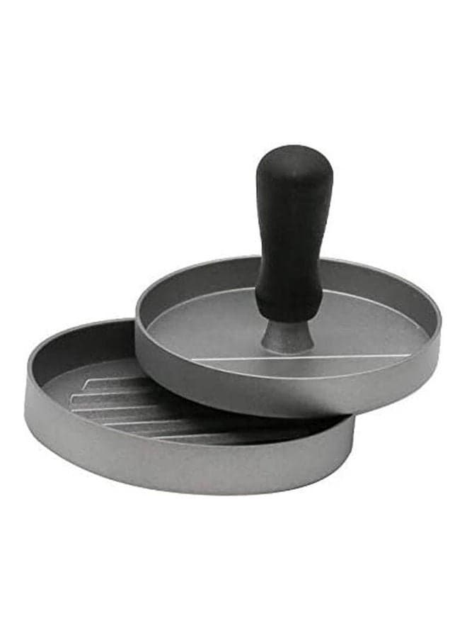1 Set Round Shape Hamburger Press Aluminum Alloy Hamburger Meat Beef Chef Cutlets Grill Burger Press Meat Tools Kitchen Gadget Silver