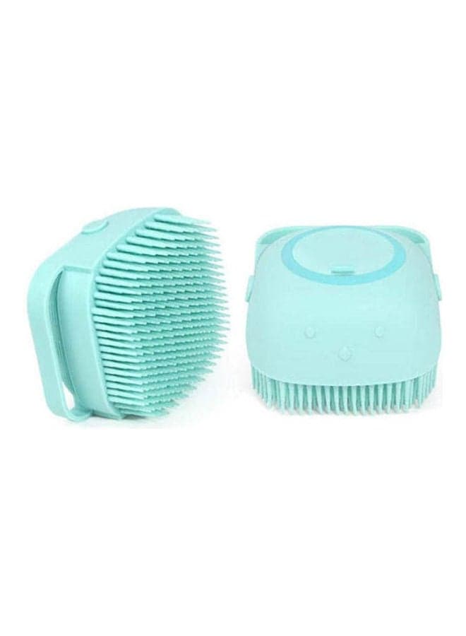 A Silicone Shower Brush With A Soap Dispenser Multicolour 84x60x84mm