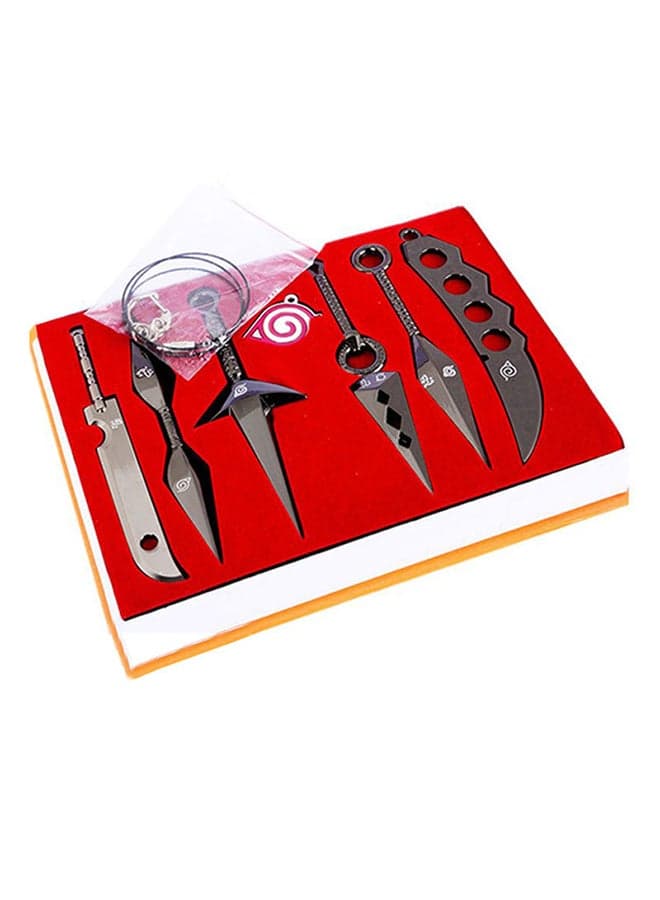 Naruto Ninja Sasuke Kakashi Weapon Set 8x6.1x1.5inch