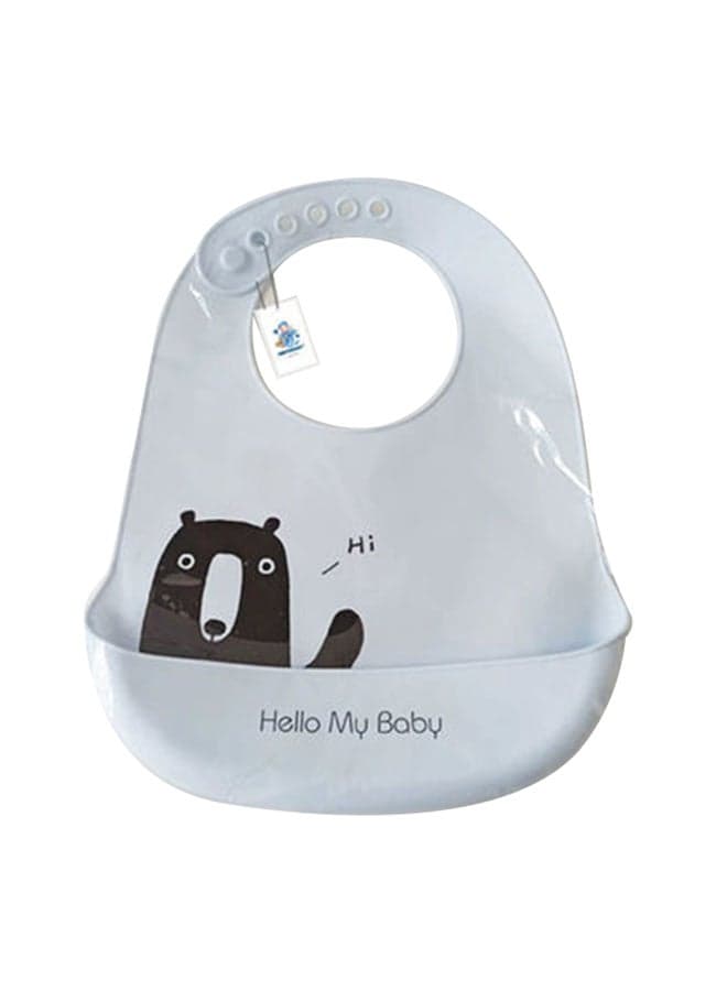 Baby Silicone Bib Waterproof Saliva Pocket